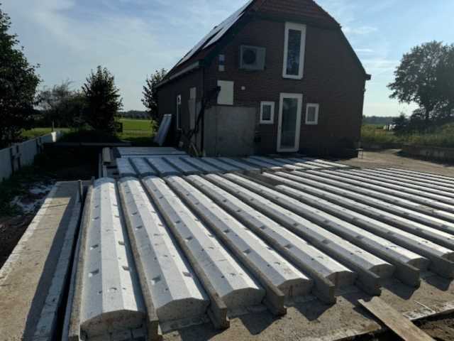 Vloer van betonelementen Vloer van betonelementen