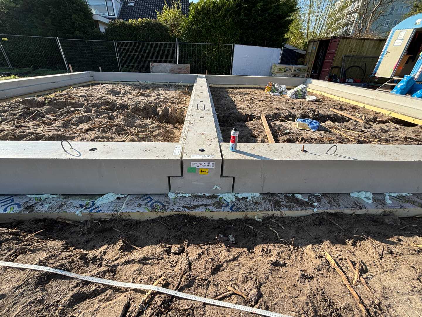 Betonnen fundering Betonnen fundering
