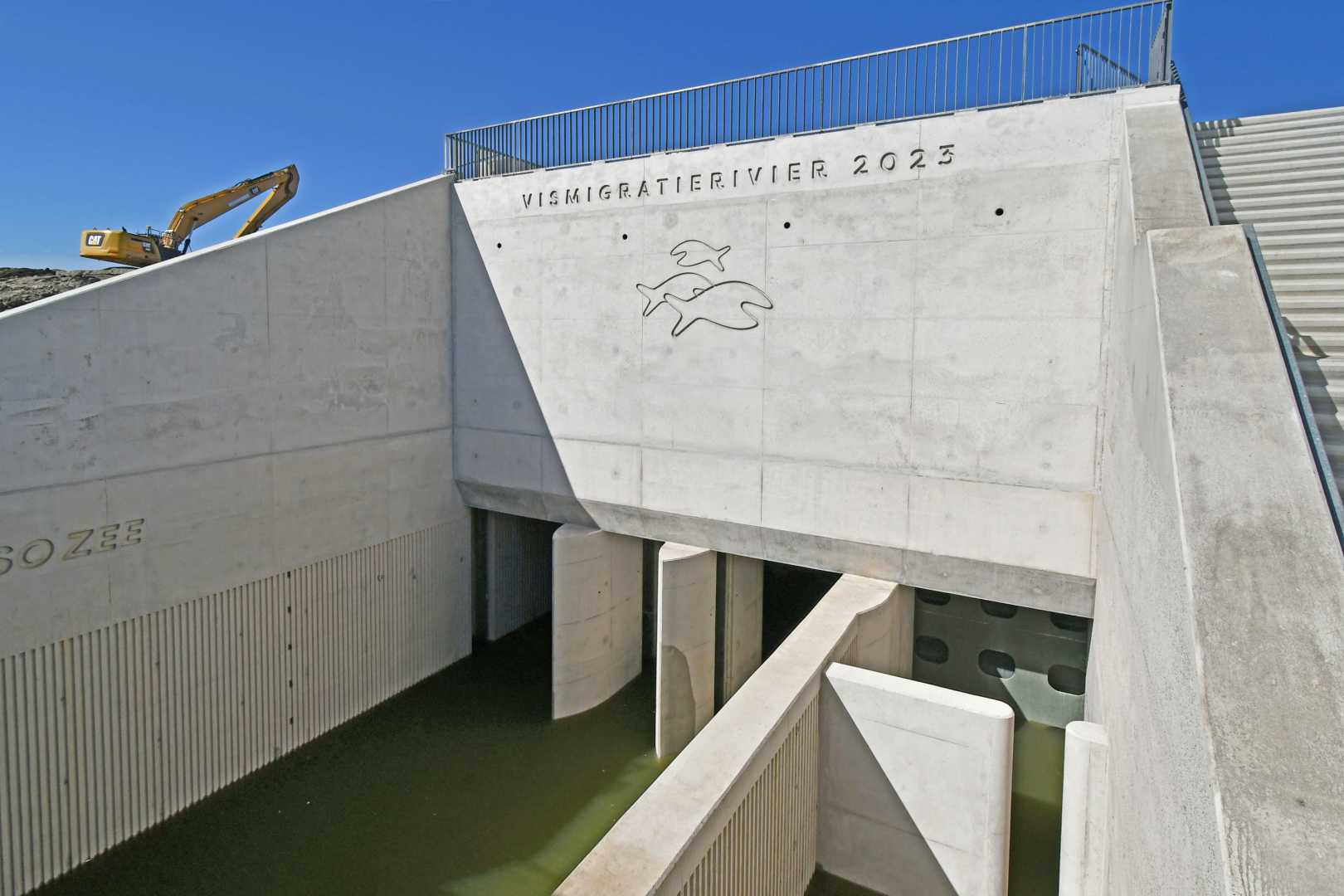 Vismigratierivier Afsluitdijk Vismigratierivier