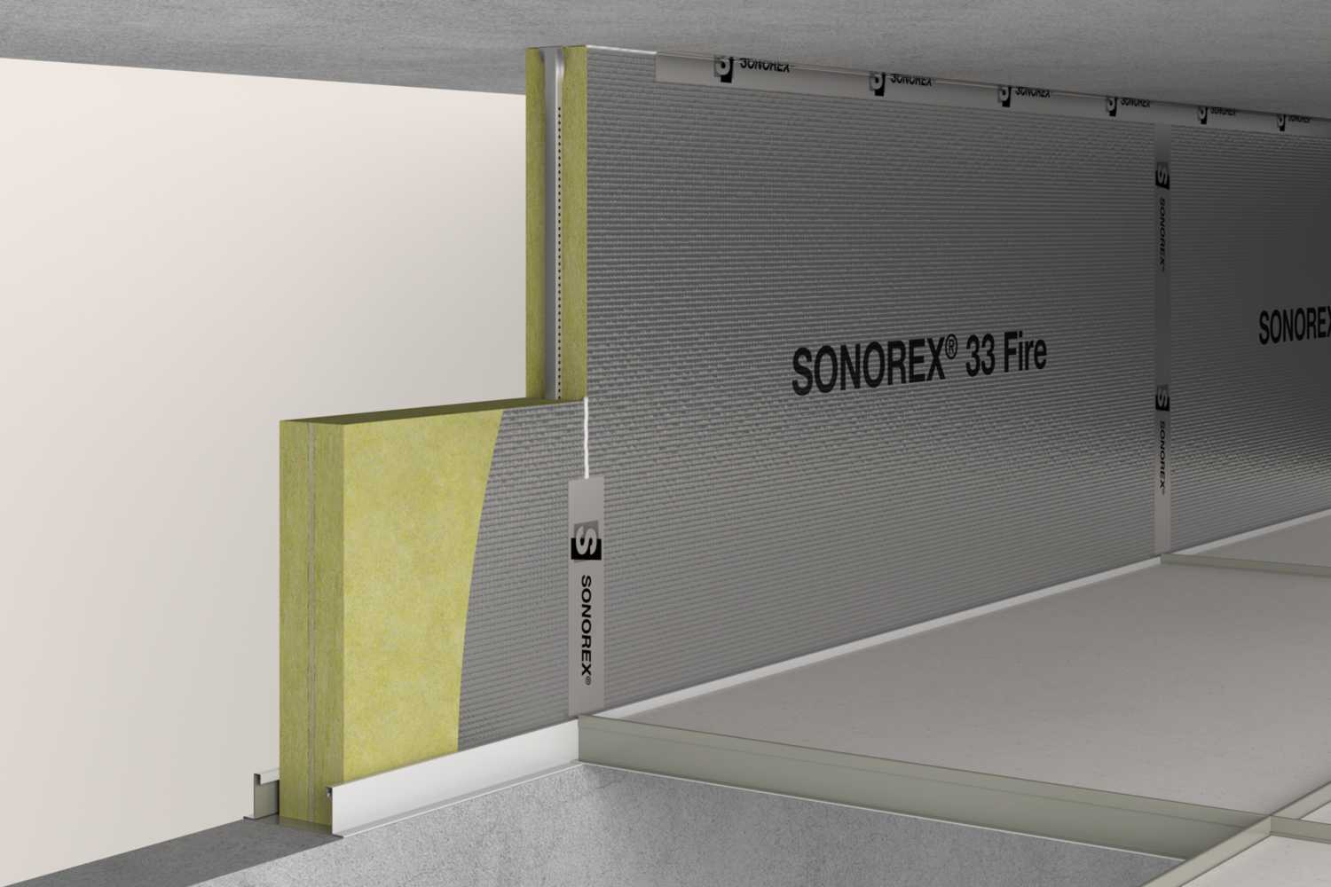Saint-Gobain SONOREX 33 Fire Brandwerende muurisolatie