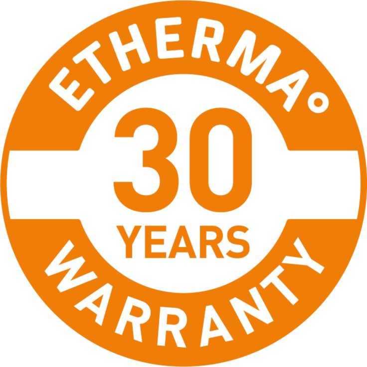 ETHERMA 30 years Warranty