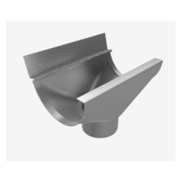 Uitloop 70 mm. Onbehandeld aluminium Uitloop