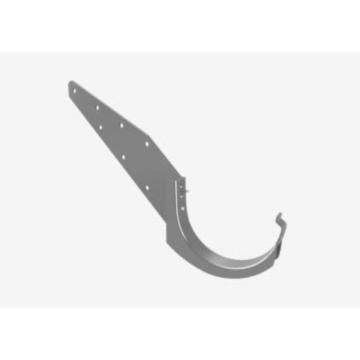 Gradenbeugel, kopbevestiging Onbehandeld aluminium gradenbeugel