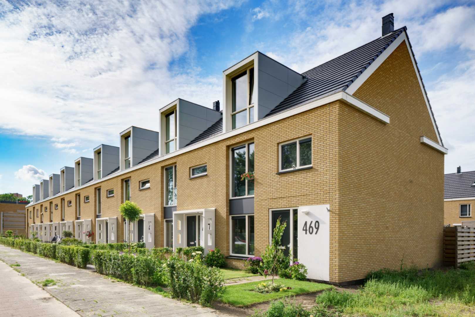 huis met cementvrij gevelsysteem