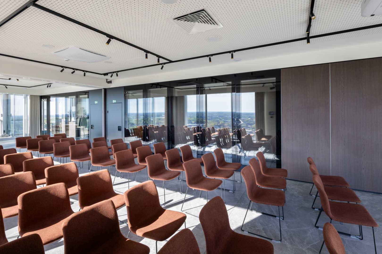 Presentatieruimte met verplaatsbare wanden