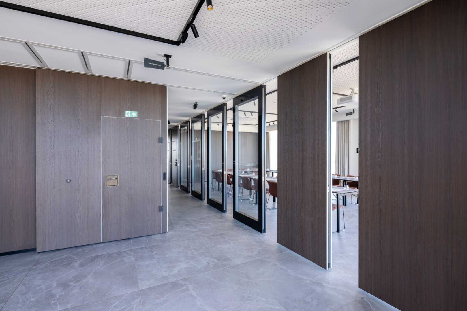 Vergaderzaal met verplaatsbare wanden