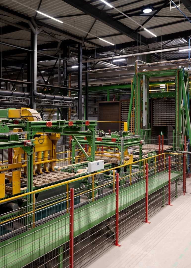 Droogkamer met lopendeband