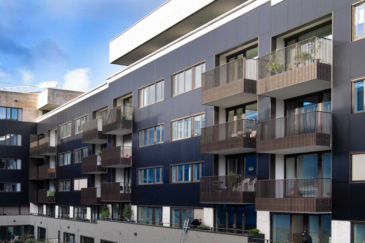 Het woongebouw Somerparc aan de Amstel Het woongebouw Somerparc aan de Amstel