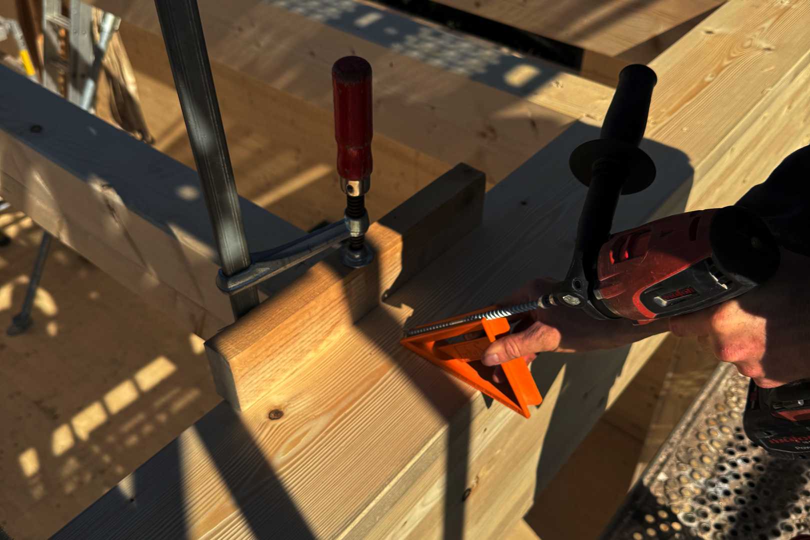 Lijmklem en schoefboor