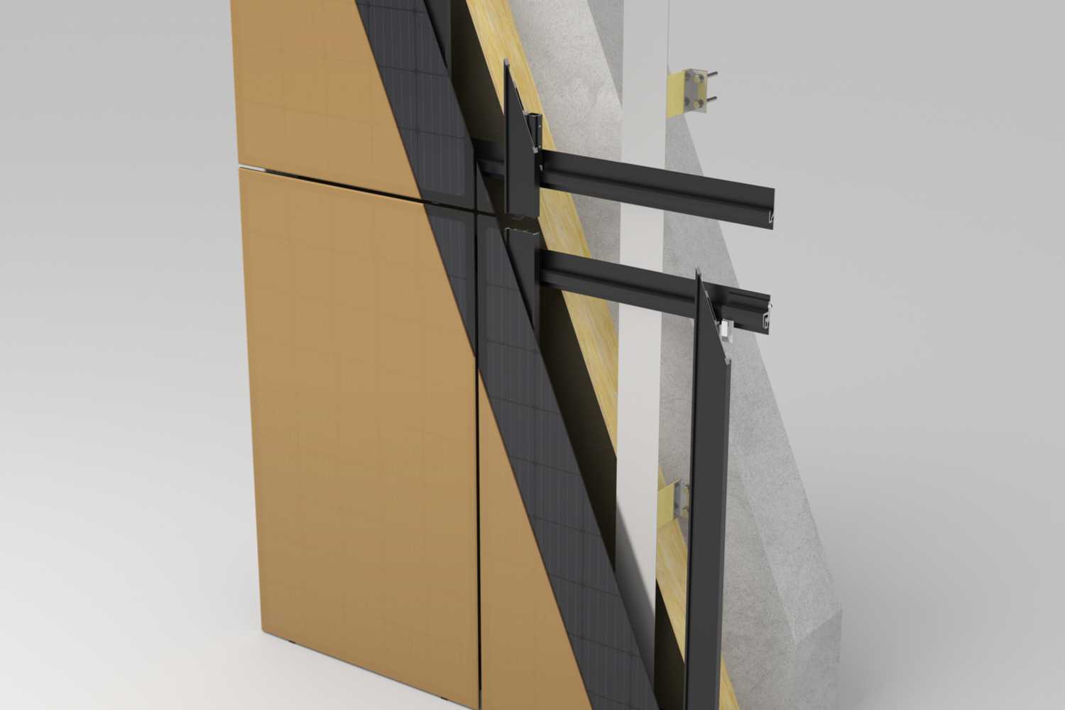 BIPV gevelsysteem met ongekende ontwerpvrijheid BIPV gevelsysteem