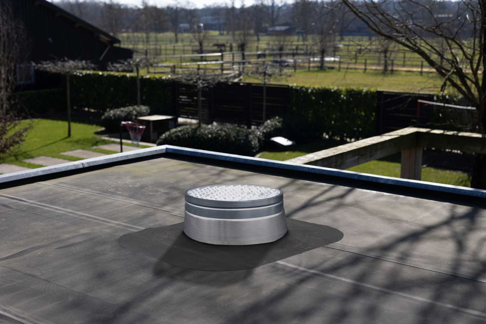 Daglicht op een bitumendak