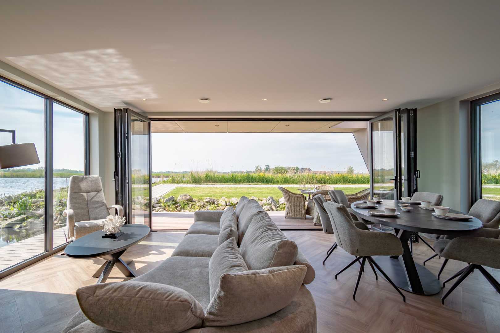 Aliplast New Panorama aluminium vouwwand openstaande vouwwand