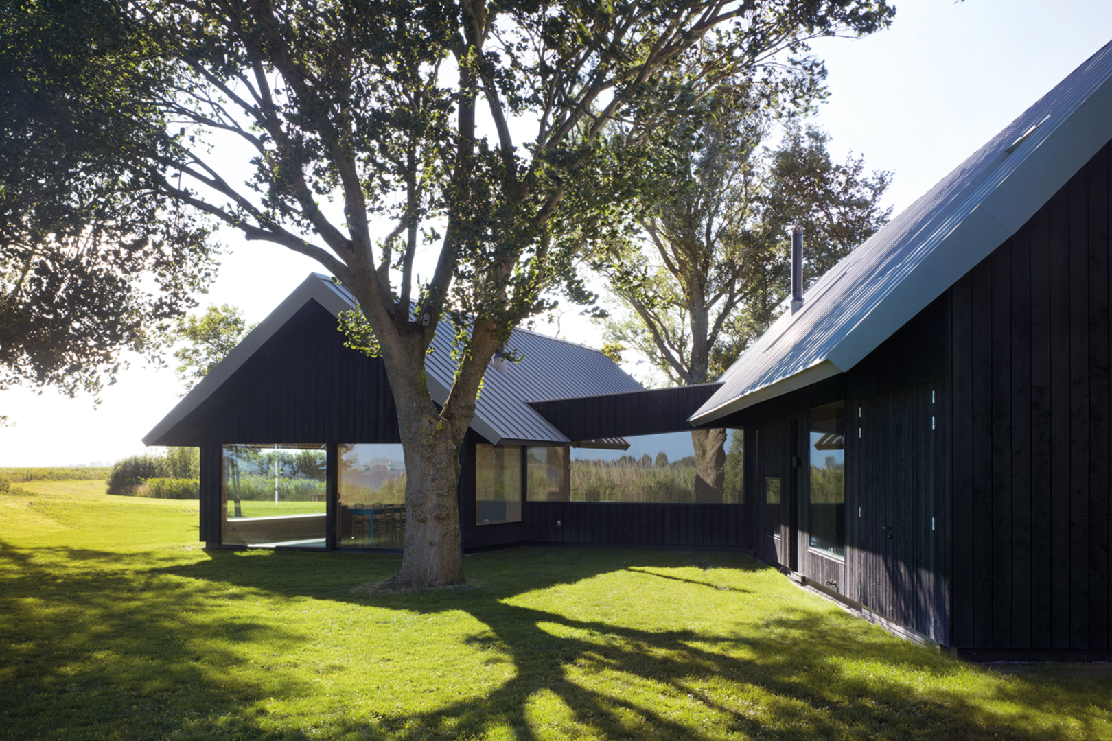 Woning met zinken dak