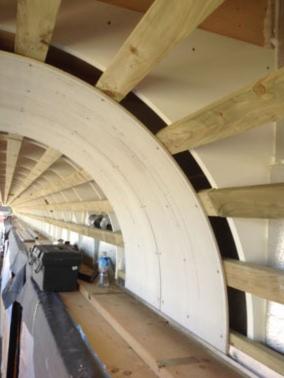 Knauf AQUAPANEL® gebogen platen