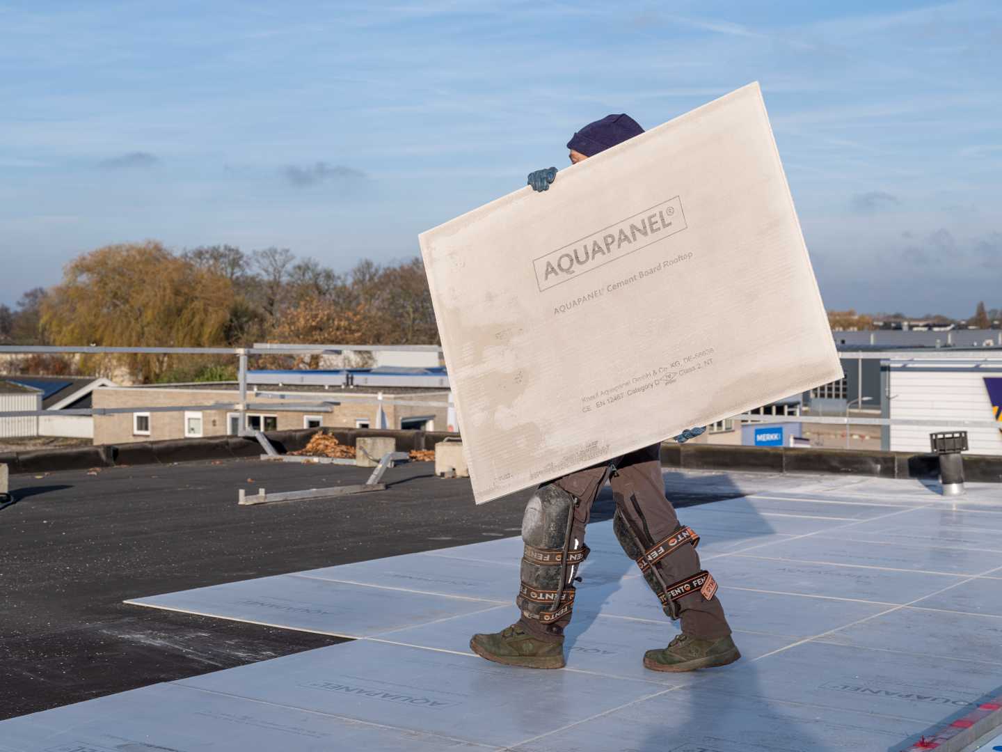 Bouwvakker met AQUAPANEL®