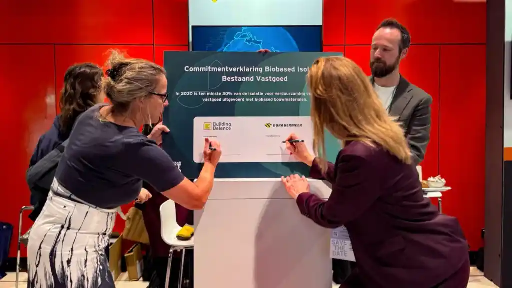 Dura Vermeer committeert zich aan biobased isoleren in bestaand vastgoed