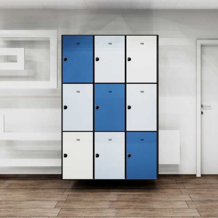 3TL-400 Lockers (9 doors)