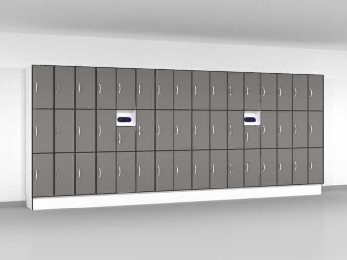 Lockers 48 deuren 3TL300 'Plug and Play'