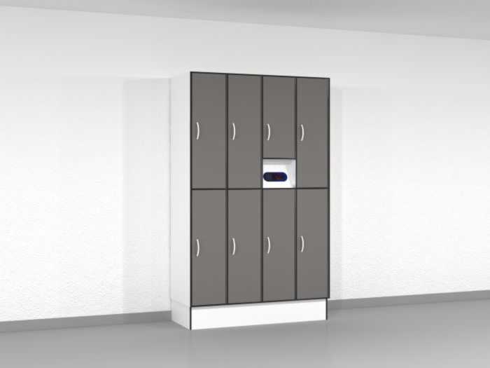 Lockers 8 deuren 2TL300 'Plug and Play'