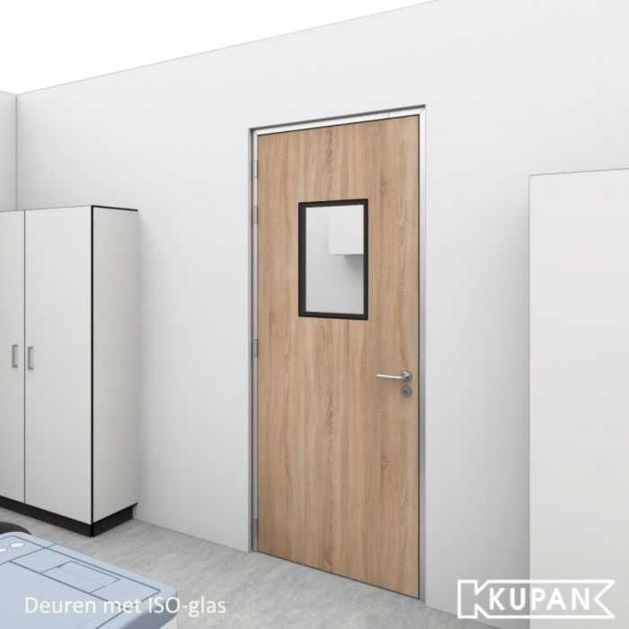 Watervaste deur type HD met ISO-glas