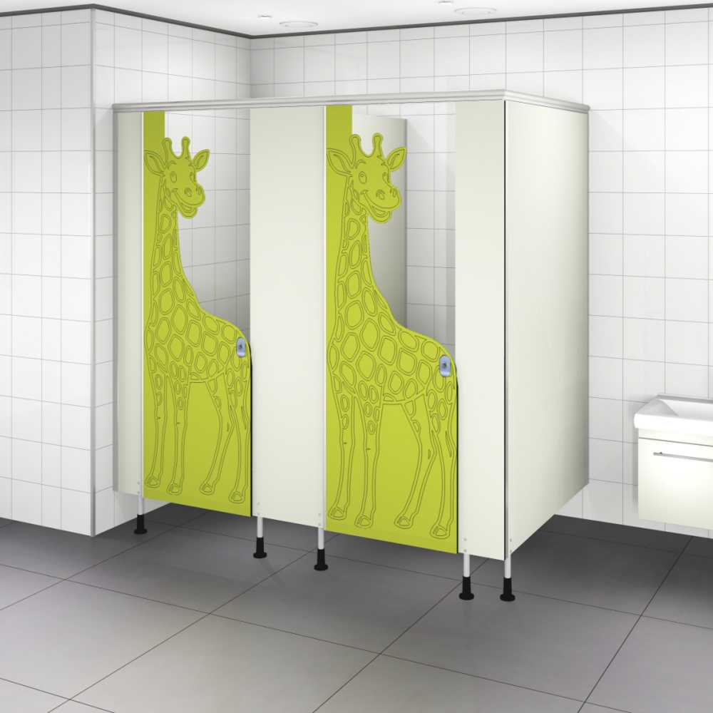 Sanitaire wanden Kids essence Giraf 0725