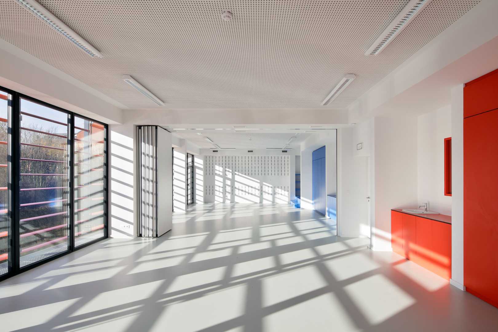 Oefenruimte met Soundblox Oefenruimte met akoestische elementen