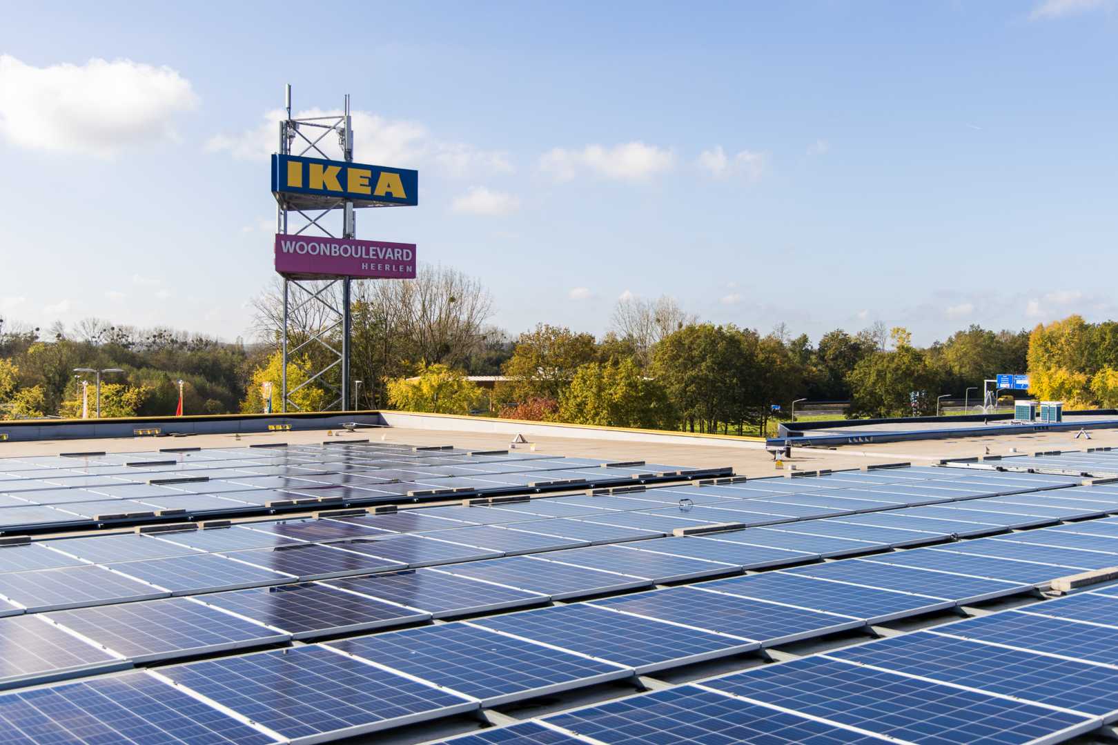 IKEA Heerlen gaat over op 100% hernieuwbare energie uit voormalige mijnen