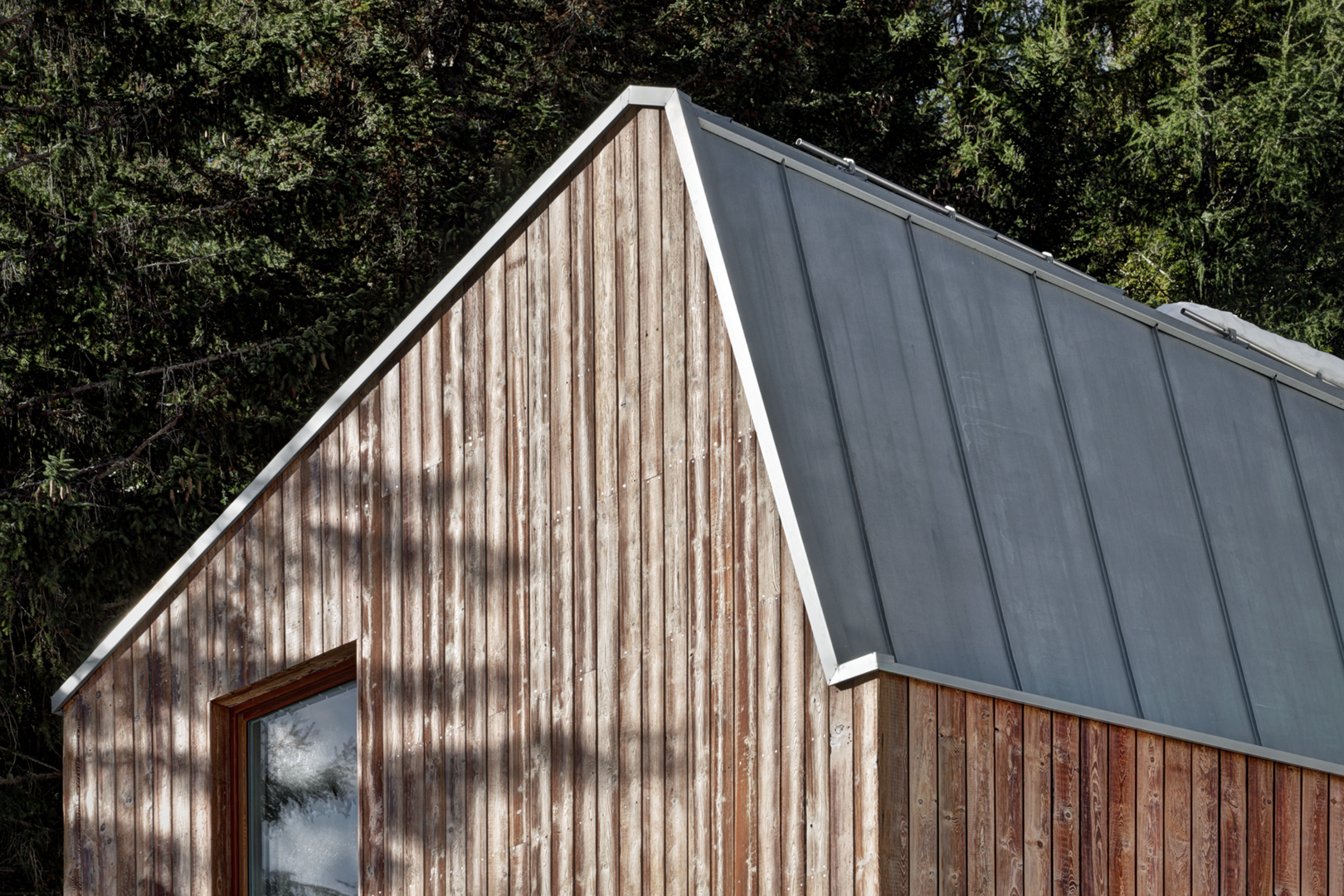 Woning met zinken dak