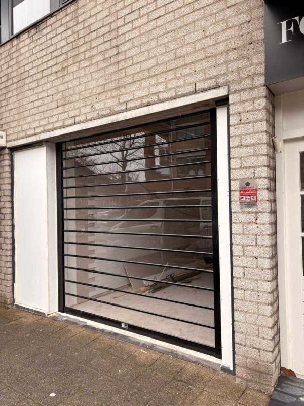 Transparante rolluik