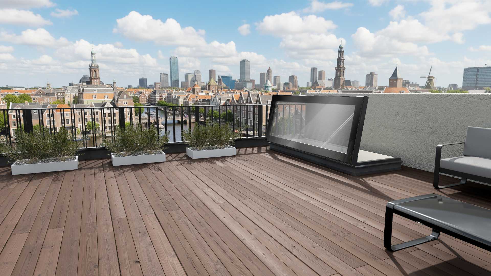 Gorter volledig glazen dakluik