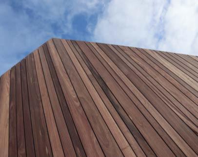 Kopgevel met brandwerend hout