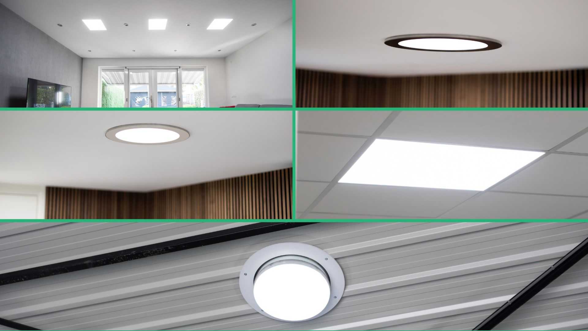 Collage van daglichtoplossingen