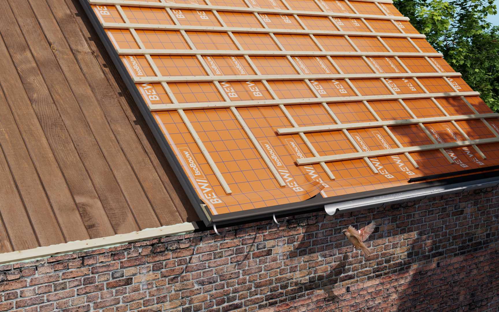 Snellere dakrenovatie met nieuwe na-isolatie van BEWI IsoBouw Snellere dakrenovatie met nieuwe na-isolatie van BEWI IsoBouw