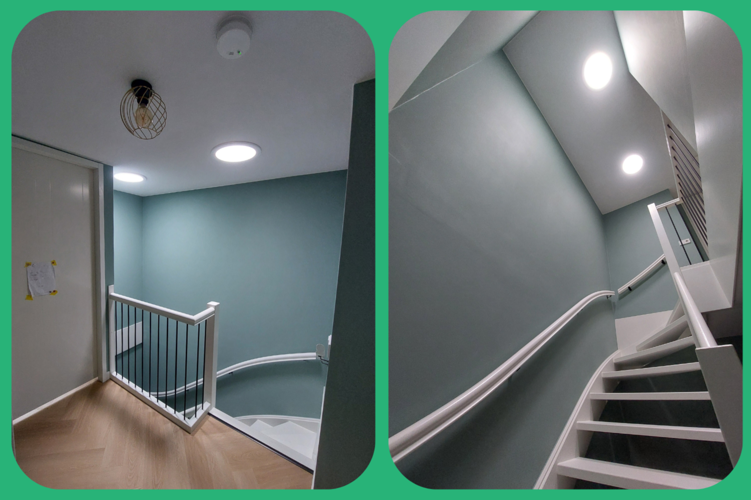 Powerdaylight in een trappenhuis