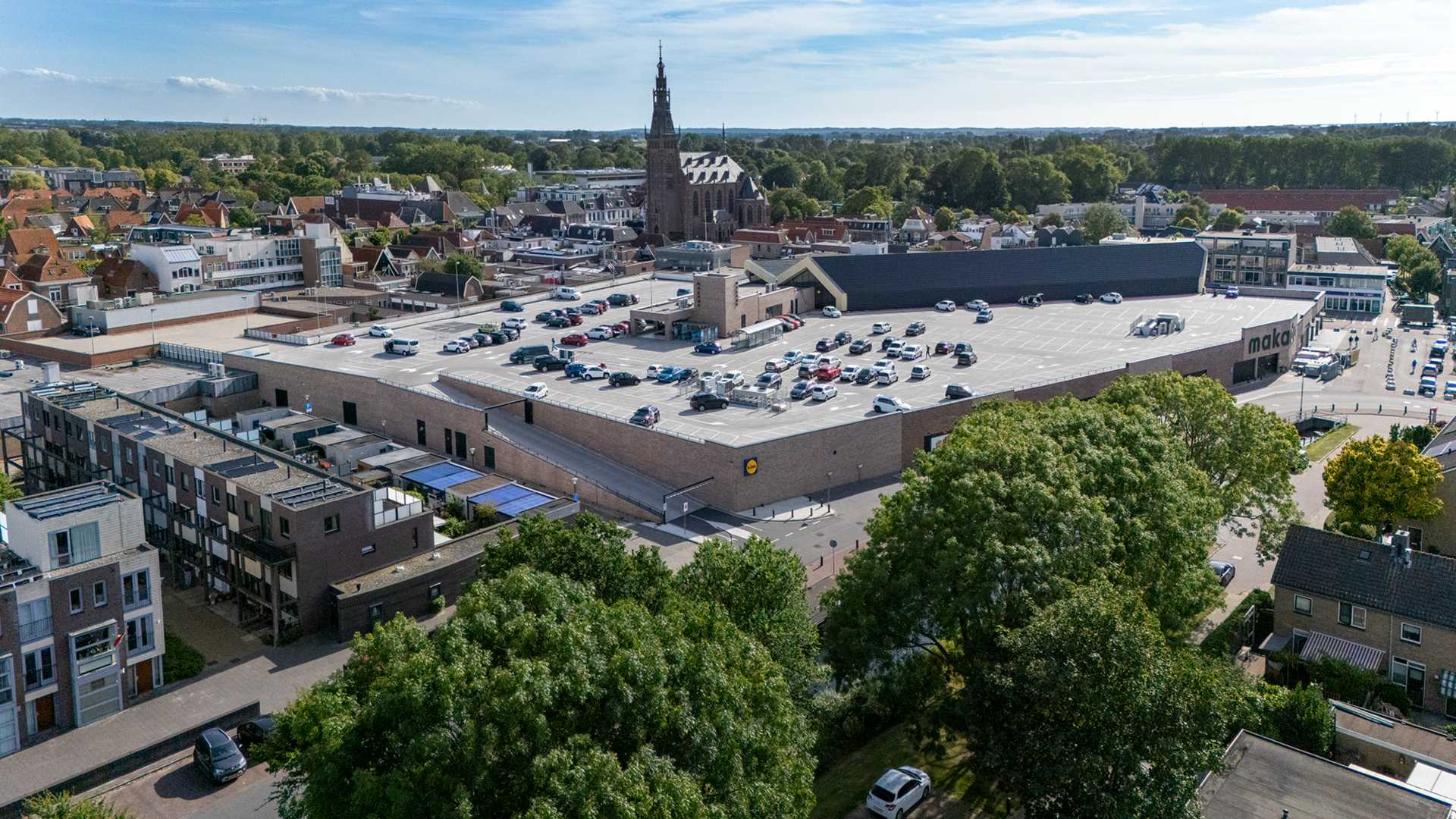 Grote tegels Pardak® 110 voor parkeerdaken 