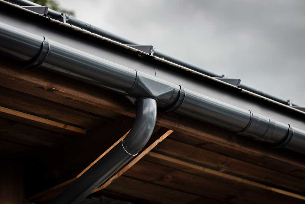 Detail van een dakgoot