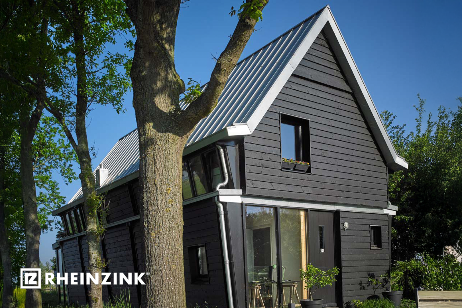 RHEINZINK Hemelwaterafvoersysteem en goten