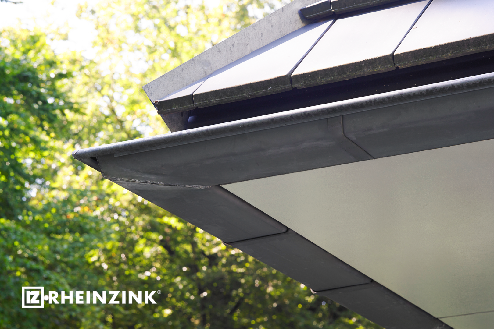 RHEINZINK Hemelwaterafvoersysteem en goten