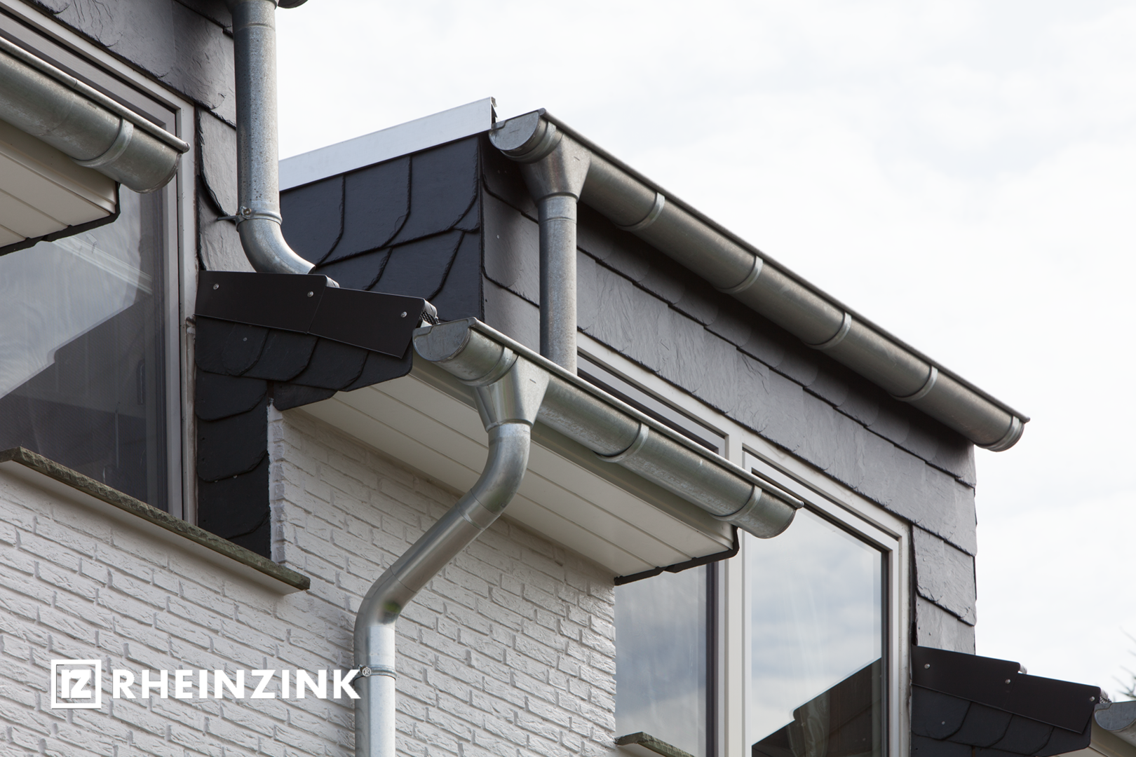 RHEINZINK Hemelwaterafvoersysteem en goten