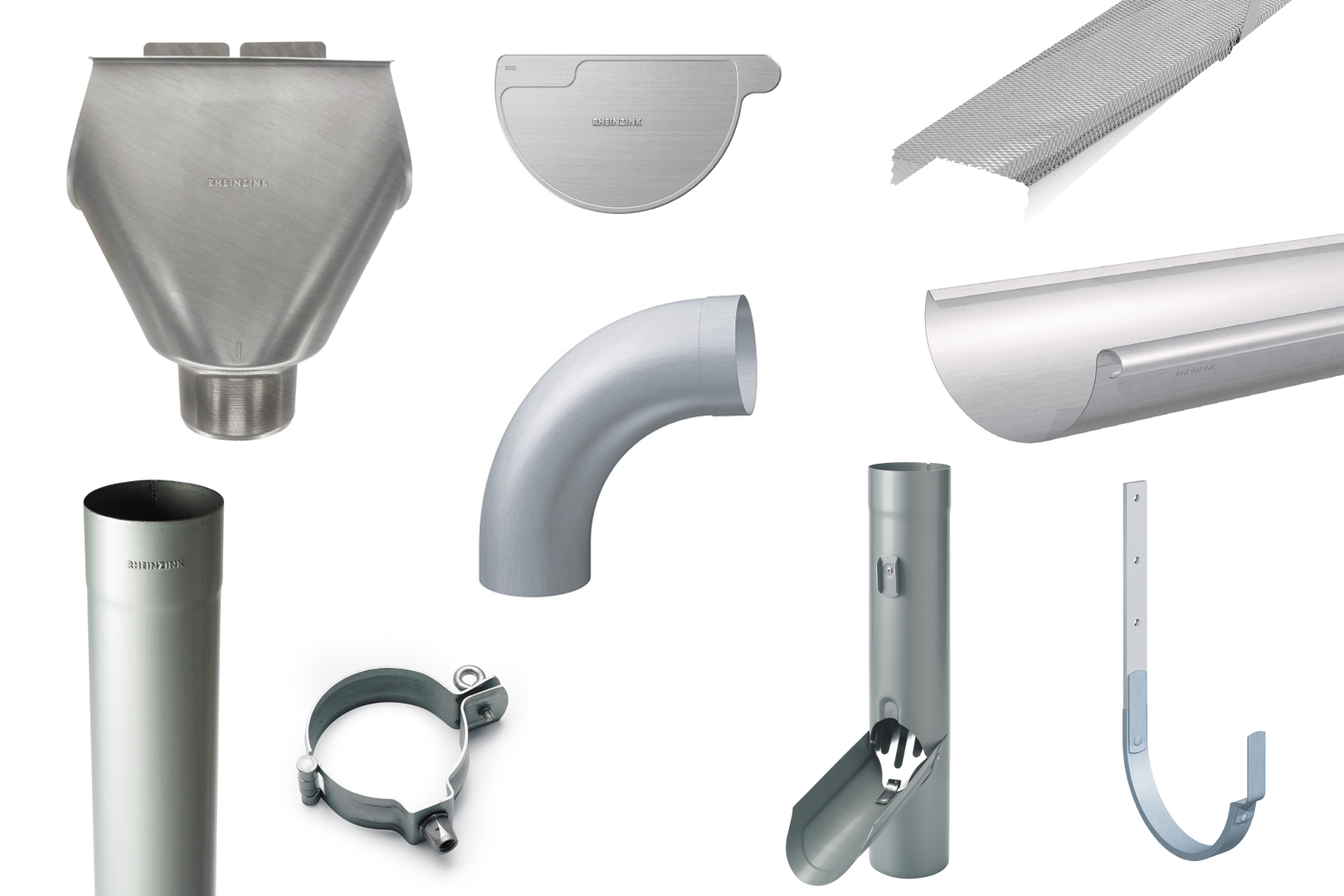 RHEINZINK Hemelwaterafvoersysteem en goten