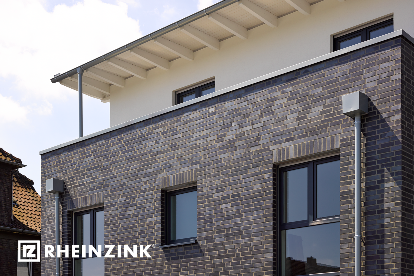 RHEINZINK Hemelwaterafvoersysteem en goten