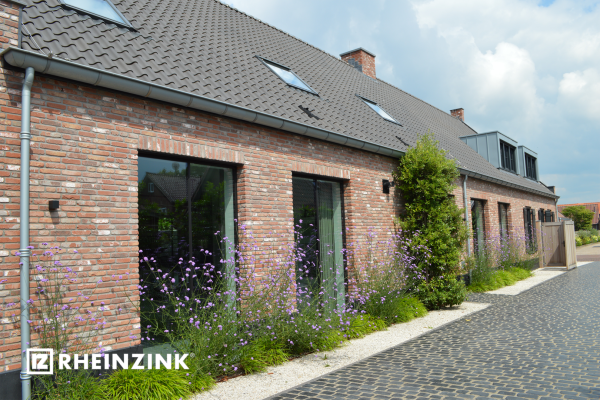 RHEINZINK Hemelwaterafvoersysteem en goten