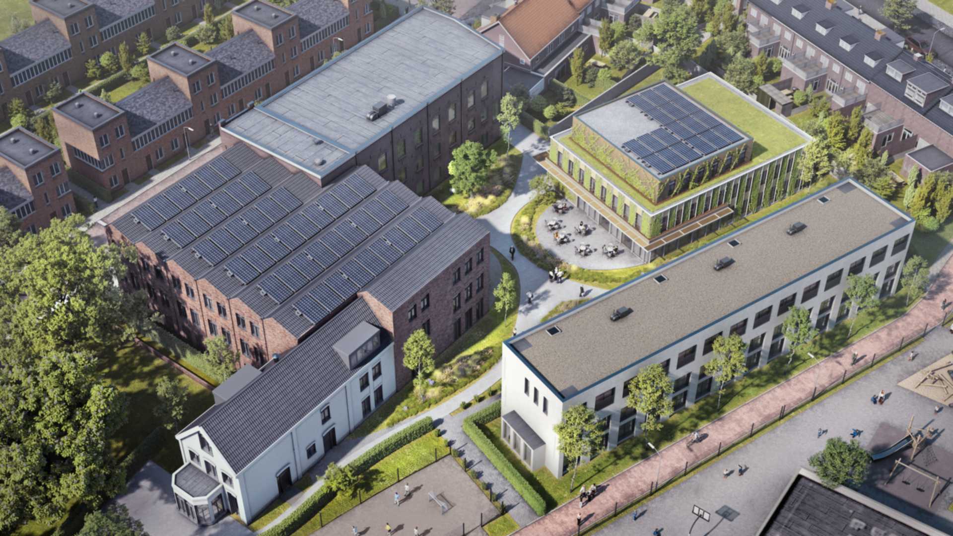 Herontwikkeling van de oude sigarenfabriek aan de Ampèrestraat in Hilversum