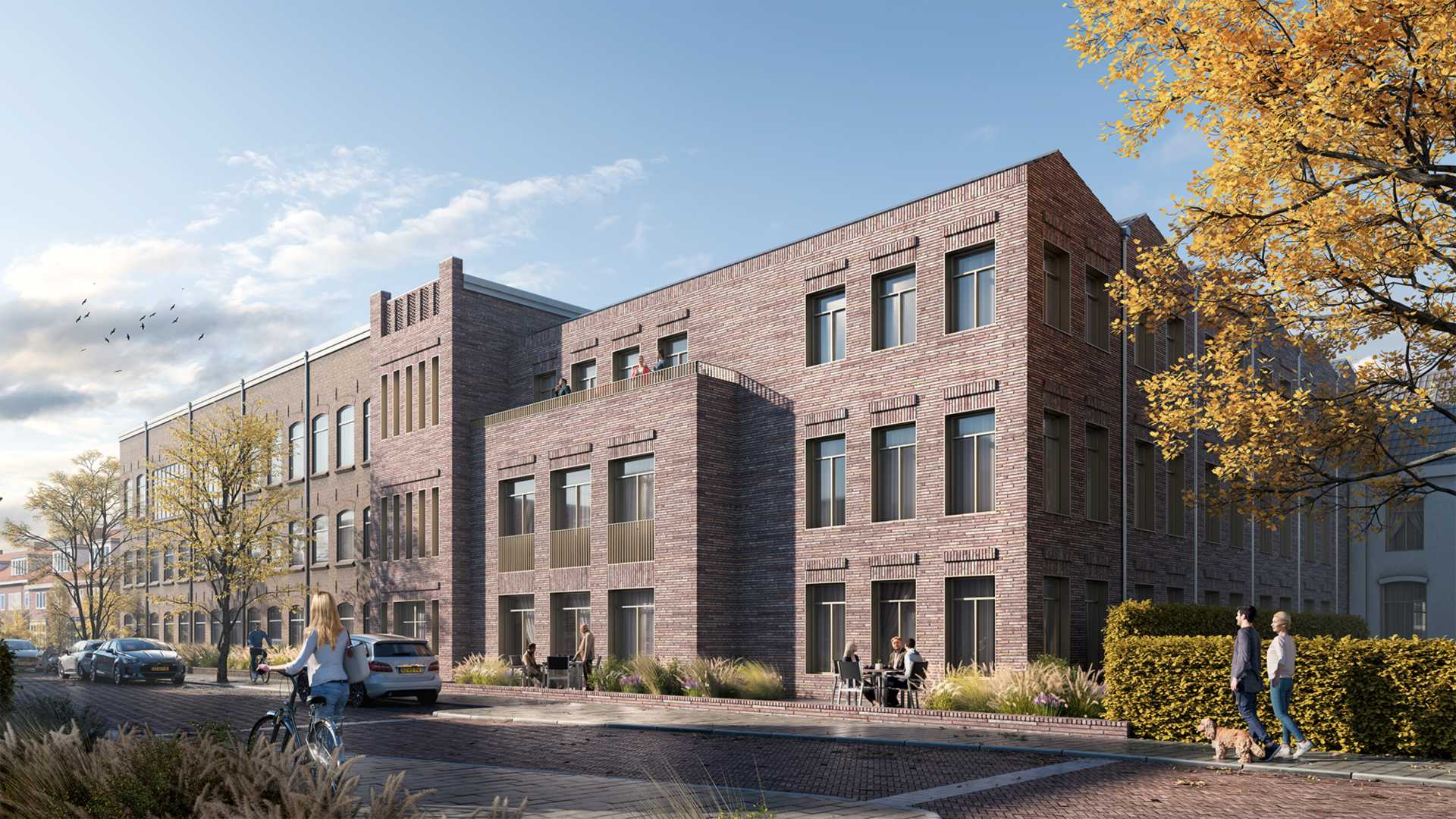 Sigarenfabriek aan de Ampèrestraat in Hilversum