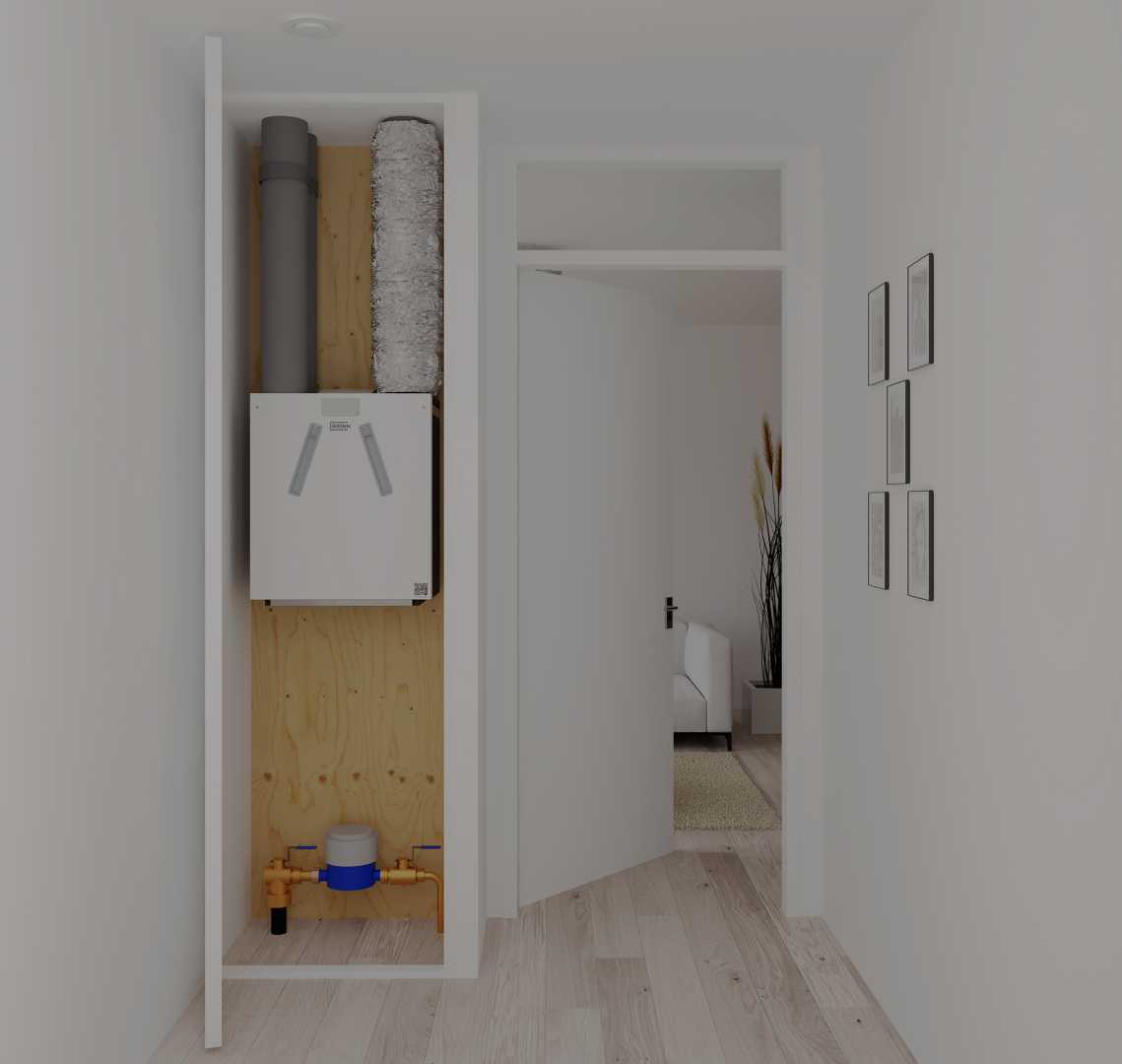 Excellente lucht past in renovatie