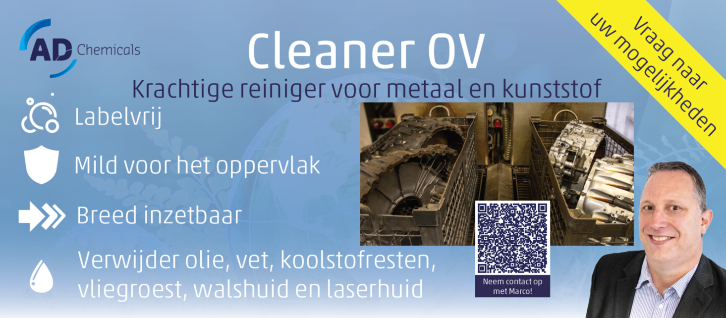 Cleaner OV - Krachtige reiniger voor metaal en kunststof
