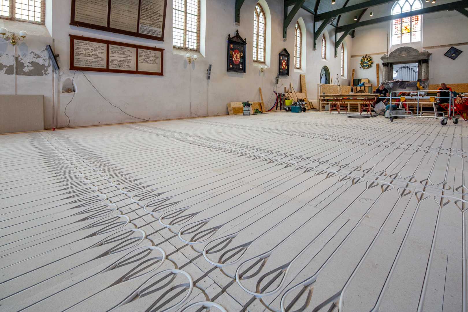 Aanleg vloerverwarming Aanleg vloerverwarming