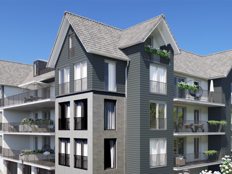 woning met gevelpanelen 