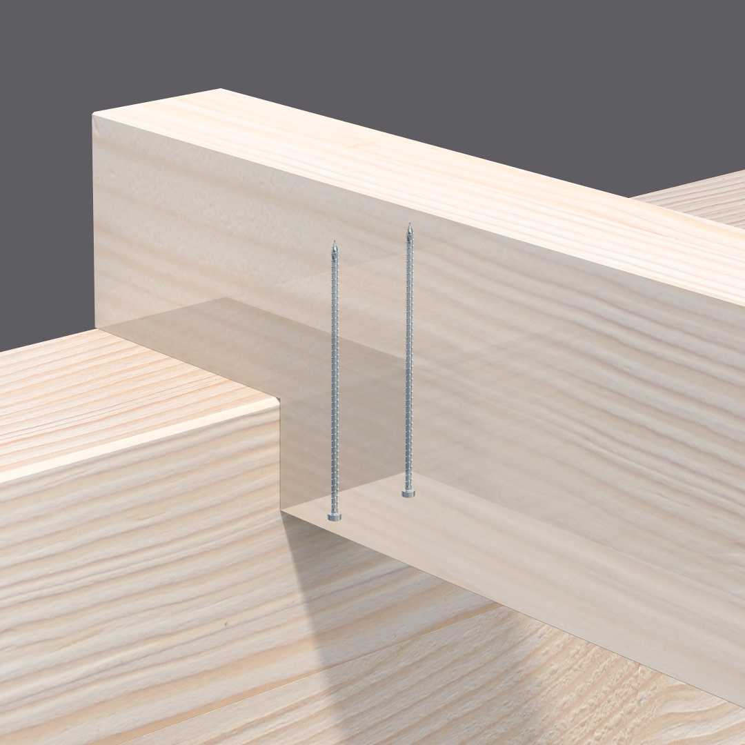 De nieuwe HECO-TOPIX-plus voldraadschroeven voor de houtbouw zijn nu verkrijgbaar in extra lengtes. 