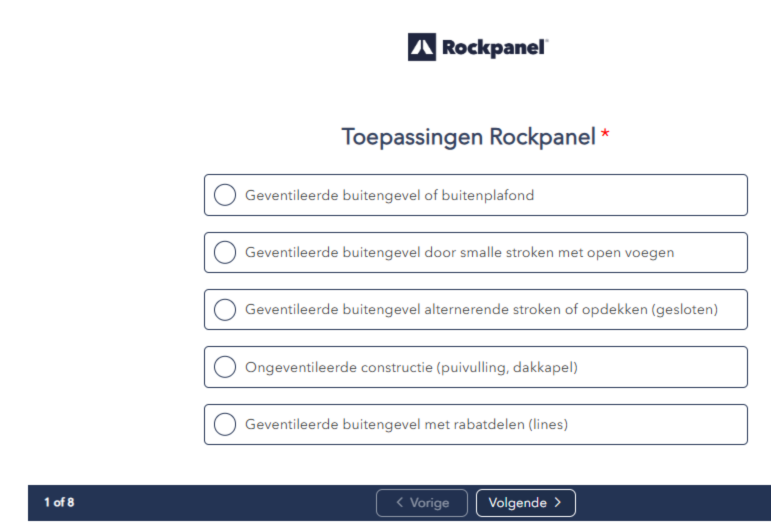 Gevel Checktool invoer Gevel Checktool invoer